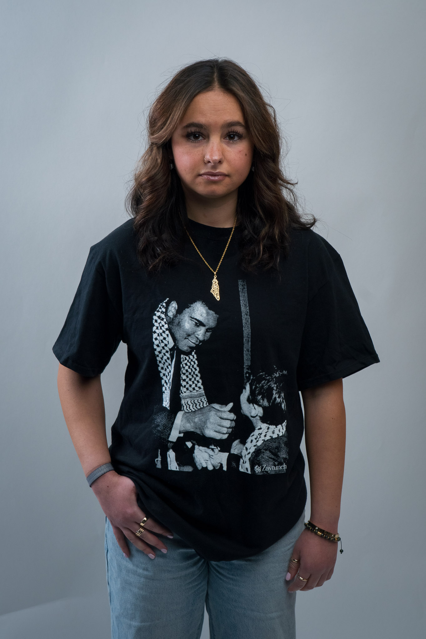 Muhammad Ali Keffiyeh Black Tee