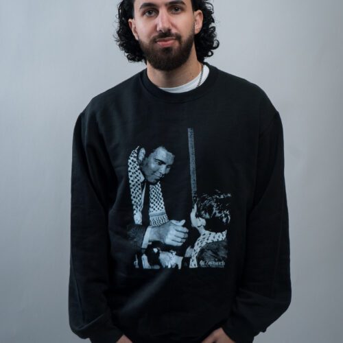 Muhammad Ali Keffiyeh Black Crewneck Sweatshirt