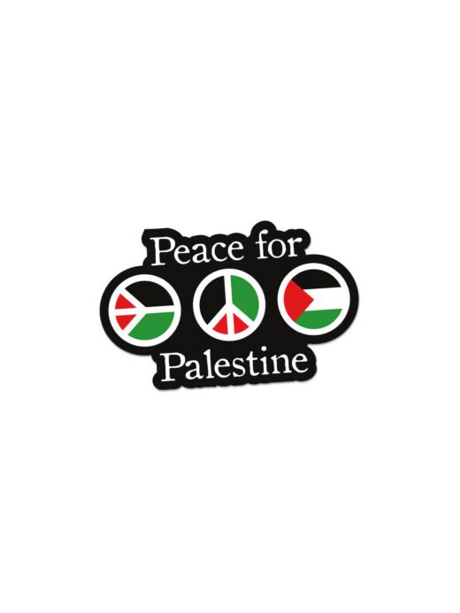 Peace for Palestine Waterproof Sticker