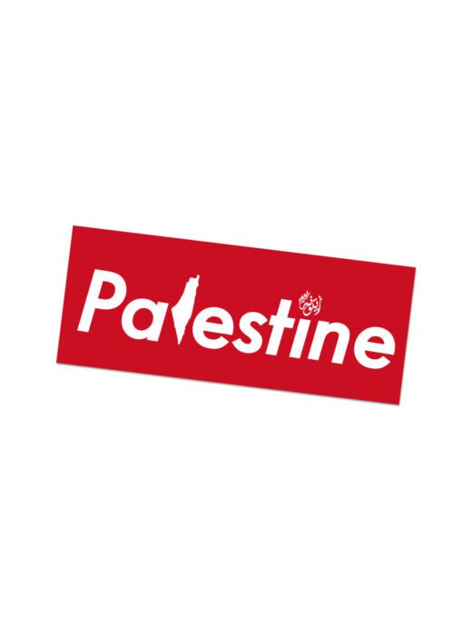 Palestine Red Box Waterproof Sticker