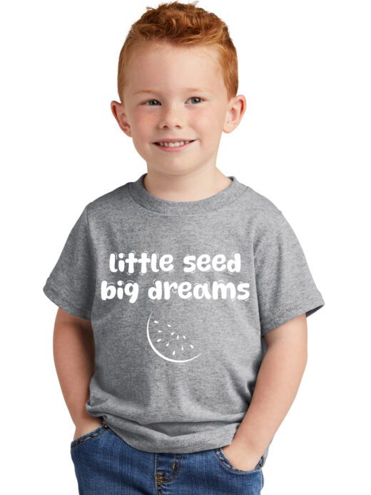 Toddler Little Seed Big Dreams Athletic Heather Tee