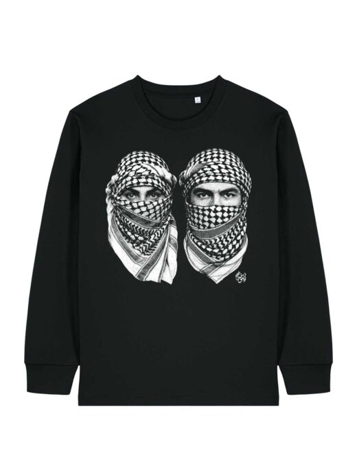 Keffiyeh Crew Long Sleeve Tee