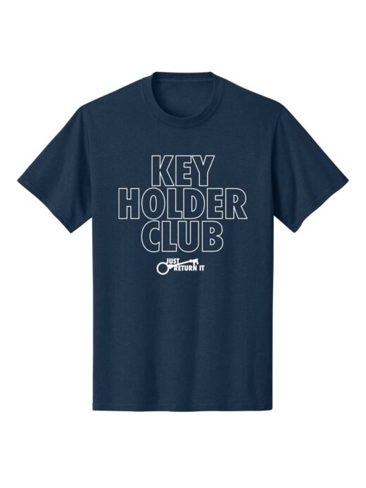 Key Holder Club Navy Tee